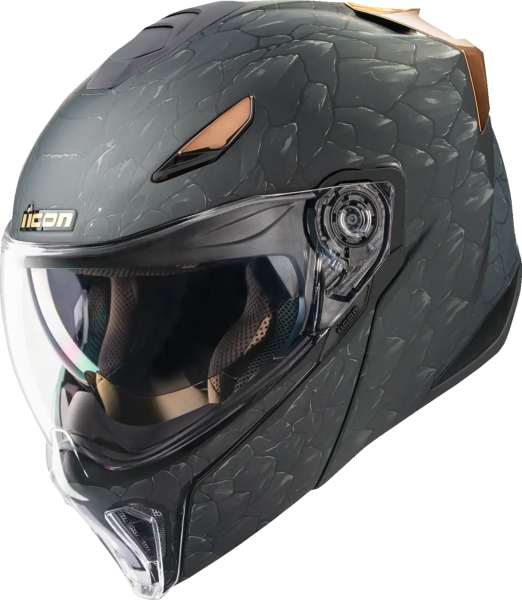 Threshold Nocturnal 2 Modular Helmet Black, 1, nordicamoto.ro