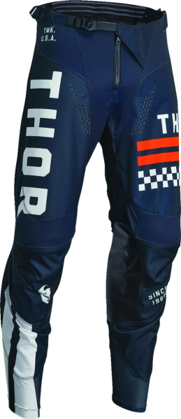 Pantaloni Thor Pulse Combat Midnight/White 38, 1, nordicamoto.ro