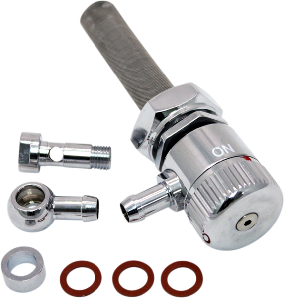 Petcock Fuel Valve Chrome, 1, nordicamoto.ro