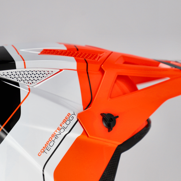 Acerbis T711 sisak, fluoreszkáló narancs/fekete, M-es méret, 6, nordicamoto.ro