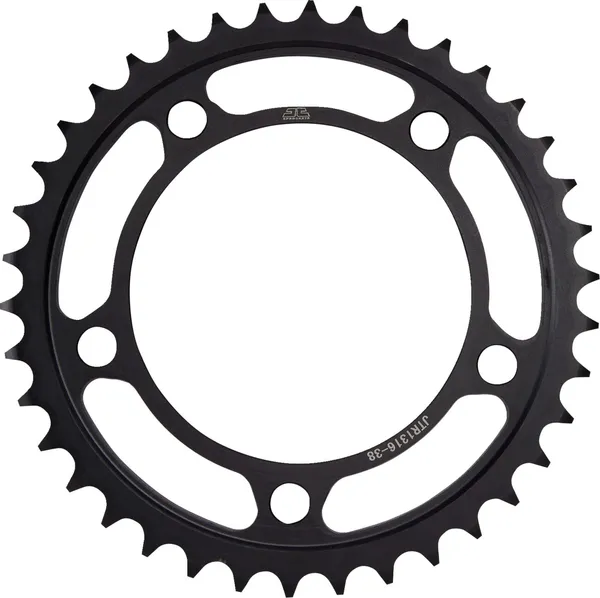 JT SPROCKETS Acél hátsó lánckerék, fekete, 1, nordicamoto.ro