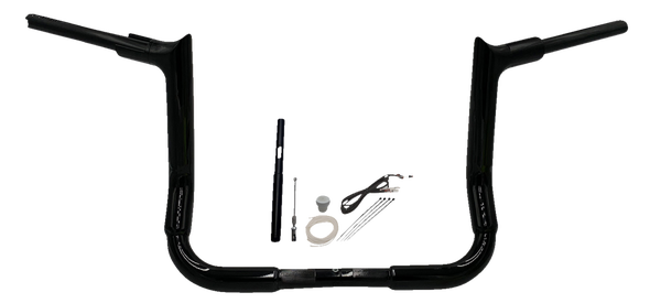 1-1/2(r) Ez Install Pointed Top Handlebar Kit Black, 1, nordicamoto.ro