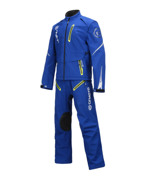 CFMOTO RALLY textil motoros ruhakészlet – kabát + nadrág, kék / sárga, 3, nordicamoto.ro