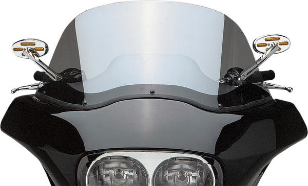 Stealth Mirror With Dual Intensity Leds Silver, Chrome, 1, nordicamoto.ro