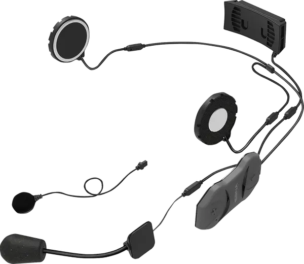 Bluetooth® 10R alacsony profilú fülhallgató és interkom, szürke, 2, nordicamoto.ro