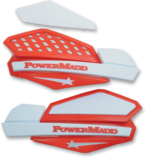 Star Series Handguards Red, White, 3, nordicamoto.ro