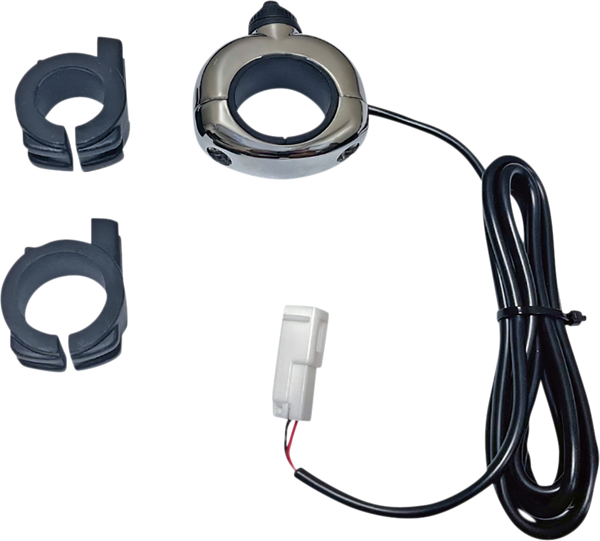 Auxiliary Handlebar Mounted On/off Switch Chrome, 1, nordicamoto.ro