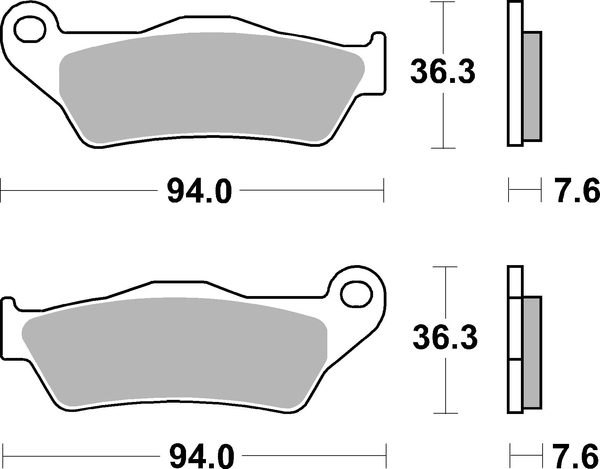 Ms Scooter Maxi Sintered Brake Pads, 1, nordicamoto.ro