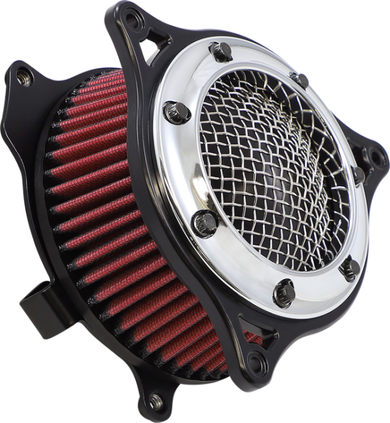 Rpt Air Cleaner Kit Black, Silver, 1, nordicamoto.ro