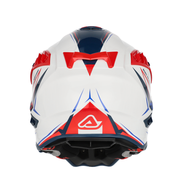 Acerbis Airstrike-x sisak, fehér/kék/piros, M-es méret, 8, nordicamoto.ro