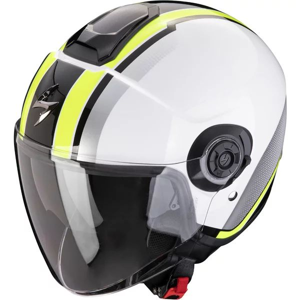 Casca open face/jet SCORPION EXO CITY II VEL S Alb/Rosu, 2, nordicamoto.ro