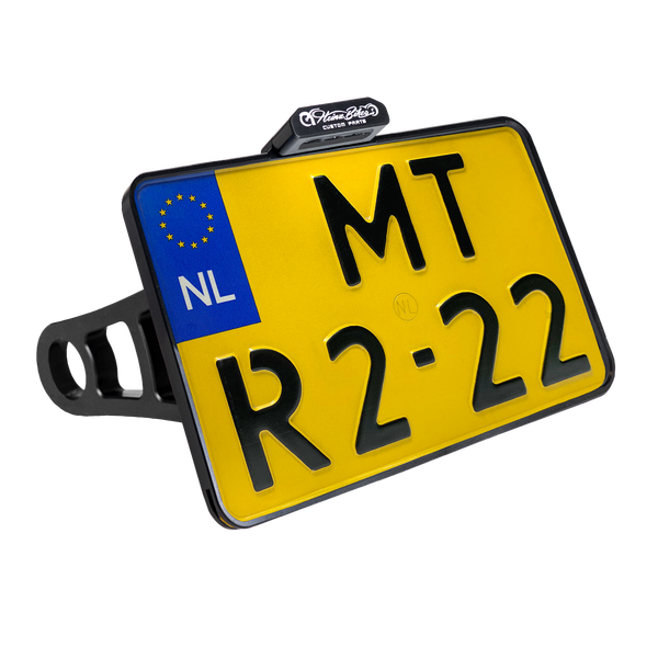 License Plate Side Mounts White, 2, nordicamoto.ro