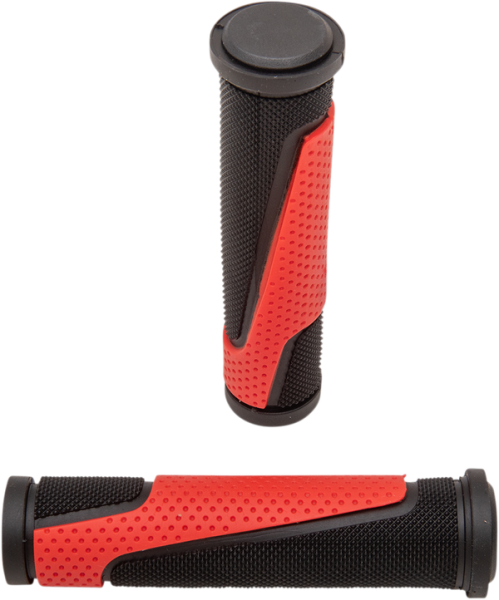 807 Double Density Open End Grips Black, Red, 3, nordicamoto.ro
