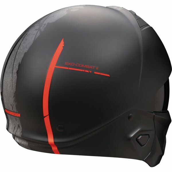 Casca moto SCORPION EXO-COMBAT II LORD Negru mat/Argintiu M, 3, nordicamoto.ro