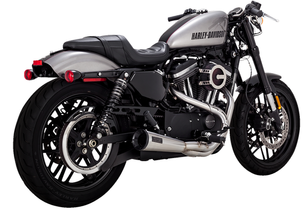 2-into-1 Upsweep Exhaust System Brushed, 5, nordicamoto.ro