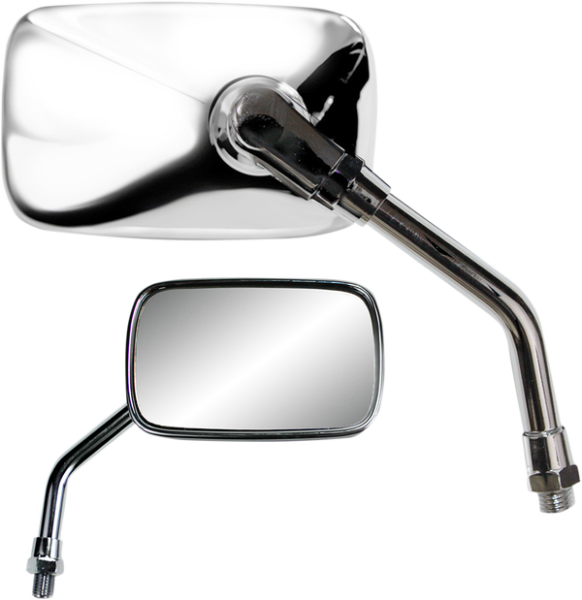 Mini Rectangular Mirror Silver, 1, nordicamoto.ro