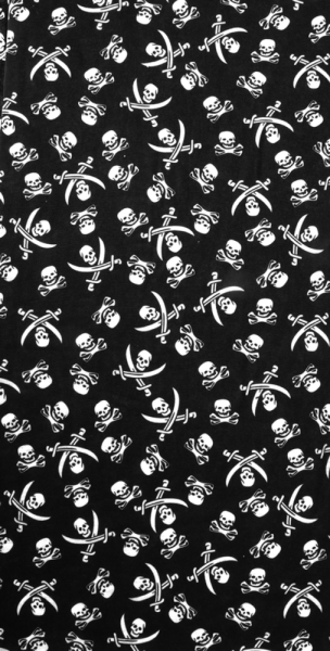 Skull Neck Tube Black, White, 1, nordicamoto.ro