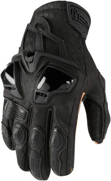 Icon Hypersport™ bőrkesztyű – fekete, XL, 1, nordicamoto.ro