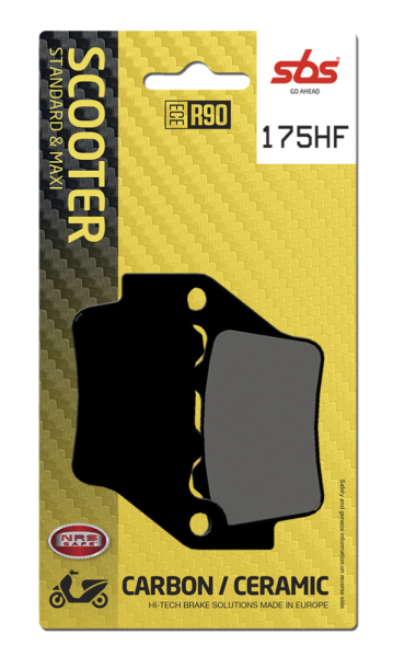 Hf Street Ceramic Organic Brake Pads, 1, nordicamoto.ro