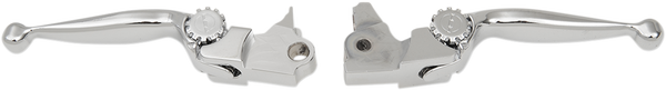 Journey Adjustable Lever Set For Harley Models Silver, 1, nordicamoto.ro