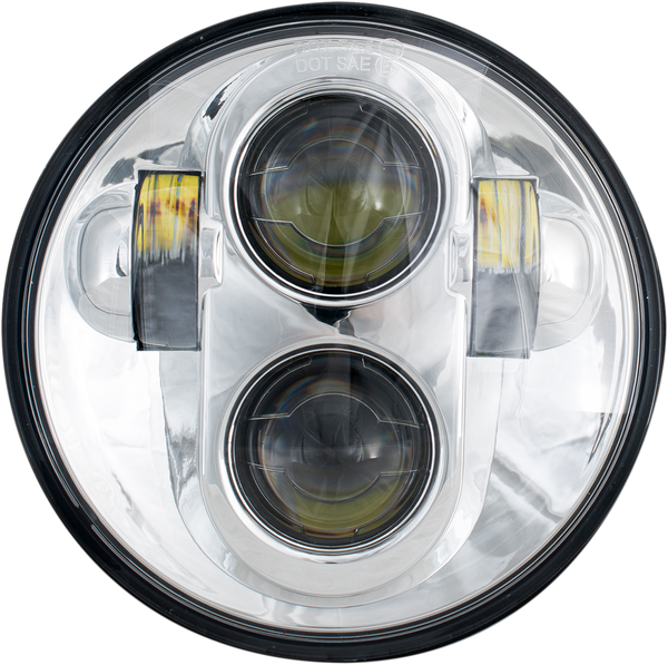 Illuminati Led Headlight Assembly Chrome, 1, nordicamoto.ro
