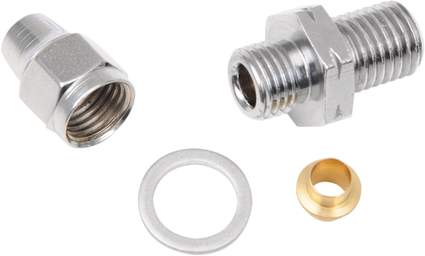 Universal Brake Line Banjo Bolt/fitting Chrome, 2, nordicamoto.ro
