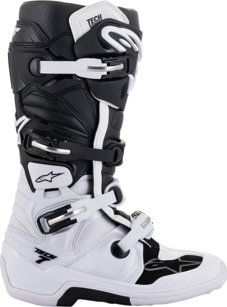 Cizme Alpinestars Tech 7 Black/White 45,5, 7, nordicamoto.ro