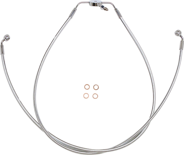 Non-abs Dual Disc Lower Dot Brake Line Black Pearl, 1, nordicamoto.ro