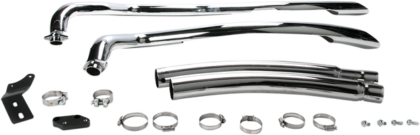 Speedster Swept Exhaust System Black, 1, nordicamoto.ro