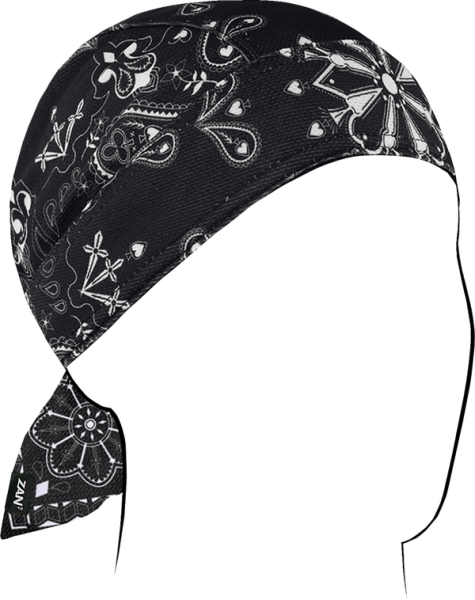 Flydanna® Micro-mesh Polyester Headwrap Black, 1, nordicamoto.ro