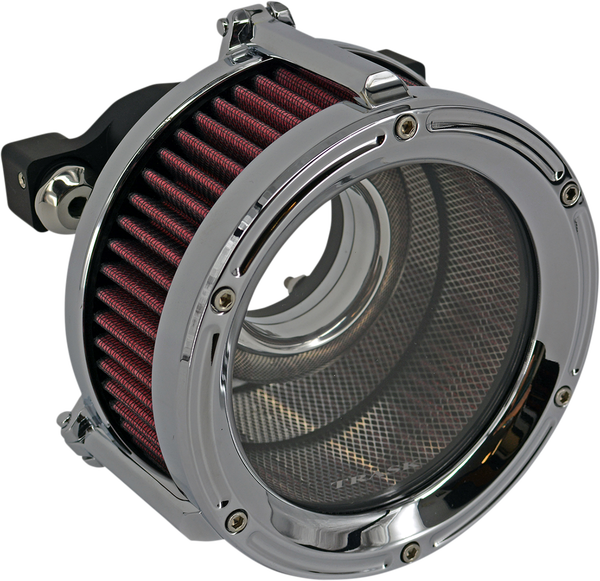 Assault Charge High-flow Air Cleaner Chrome, 2, nordicamoto.ro