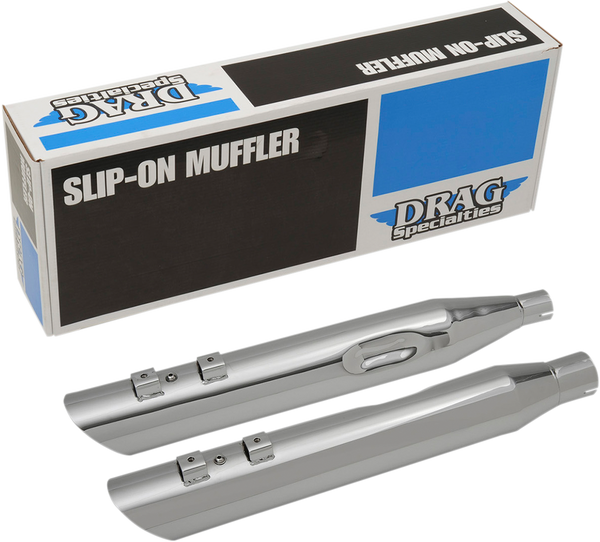 Slashdown Slip-on Mufflers Black, 1, nordicamoto.ro