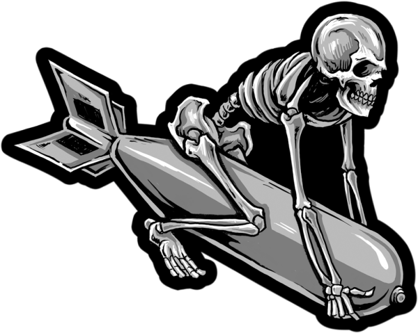 Skeleton Bomber Patch Black, White, 1, nordicamoto.ro
