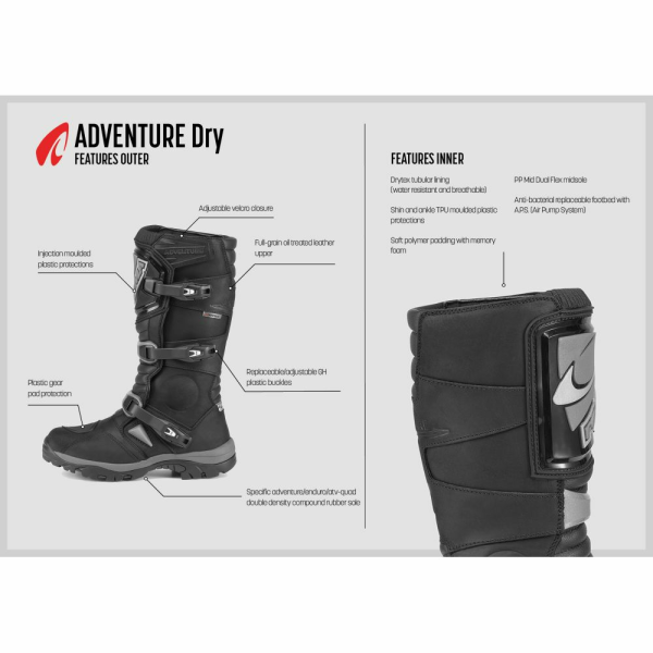 Forma Touring Adventure száraz csizma, barna, FORC29W-24, 44-es méret, 2, nordicamoto.ro