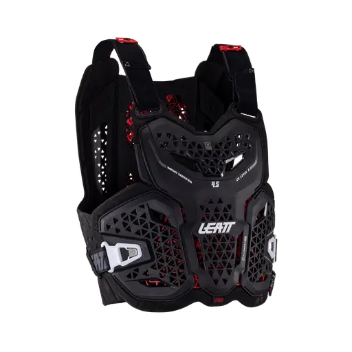 Leatt 4.5 EVO mellkasvédő, fehér, S–M, 9, nordicamoto.ro