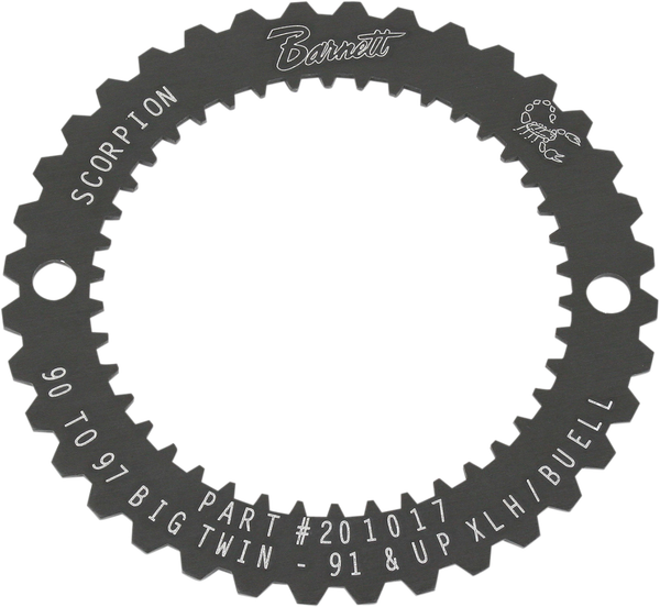 Tool Clutch Lock Plate Black, Anodized, 1, nordicamoto.ro