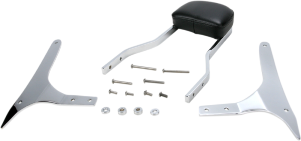Square Sissy Bar Kit Chrome, 1, nordicamoto.ro