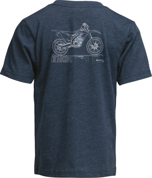 Tricou Copii Thor Blueprint Albastru XL, 3, nordicamoto.ro