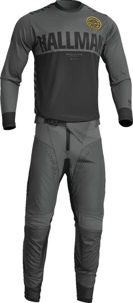 Tricou Thor Hallman Differ Slice Black/Charcoal XL, 3, nordicamoto.ro