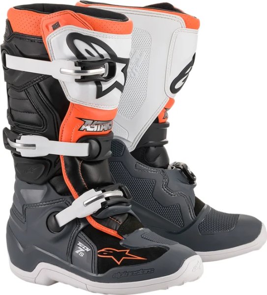 Cizme Alpinestars Tech 7S Black/Gray/Orange 42, 1, nordicamoto.ro