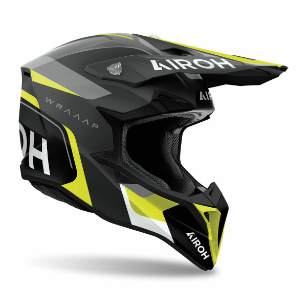 Airoh Wraaap Conquer motokrossz sisak, matt sárga, fekete/sárga, S-es méret, 2, nordicamoto.ro