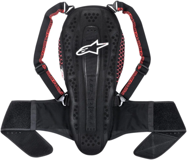 Alpinestars Nucleon KR-2 hátsó védőpárna, fekete/füstös/piros, S méret, 1, nordicamoto.ro