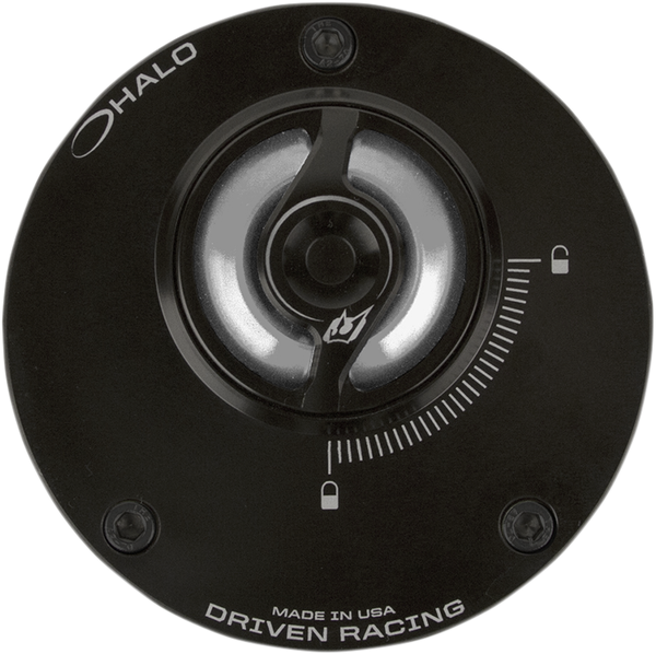 Halo Fuel Cap Black, Silver, 1, nordicamoto.ro