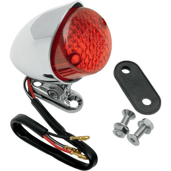 Universal Bobber Taillight Chrome, 1, nordicamoto.ro
