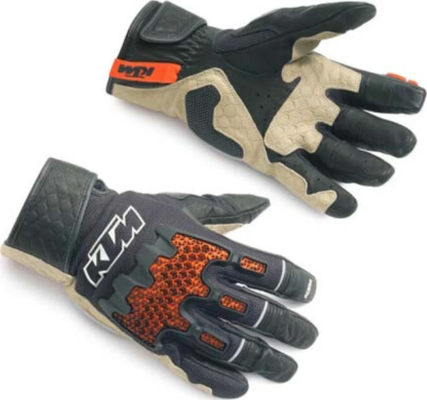 KTM ADV R V3 kesztyű – narancssárga/fekete/antilop – M/9-es méret, 1, nordicamoto.ro