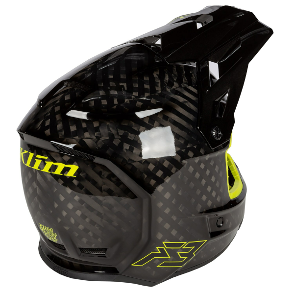 F3 Carbon Helmet ECE Draft White (Non-Current), 30, nordicamoto.ro