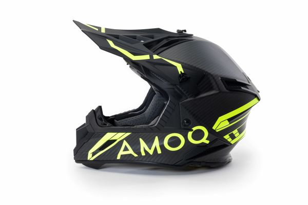 AMOQ Friction MIPS Carbon Helmet Black/HiVis XS, 6, nordicamoto.ro