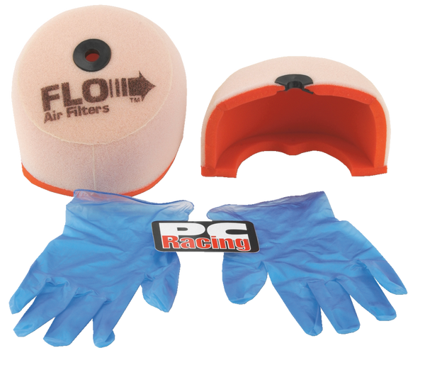 Flo® Air Filter Orange, Off-white, 1, nordicamoto.ro