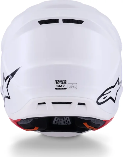 Alpinestars SM7 White XS bukósisak XS méretben, 2, nordicamoto.ro