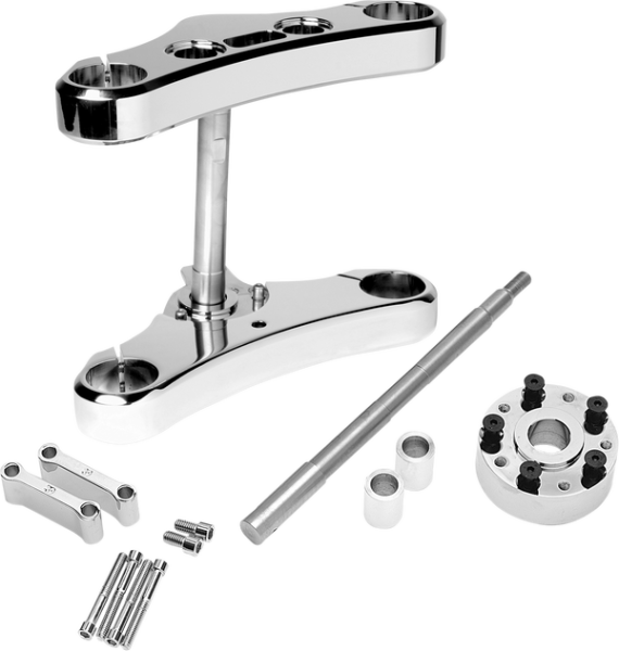 49 Mm Wide Glide Triple Tree Conversion Kit Chrome, 1, nordicamoto.ro